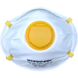 WORKMAN DUSTMASK WK FFP1 VALVE CERTIFIED