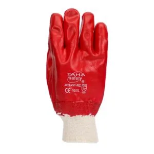 Taha Safety P4301 - COOKE Knitted Wrist Pvc Safety Gloves