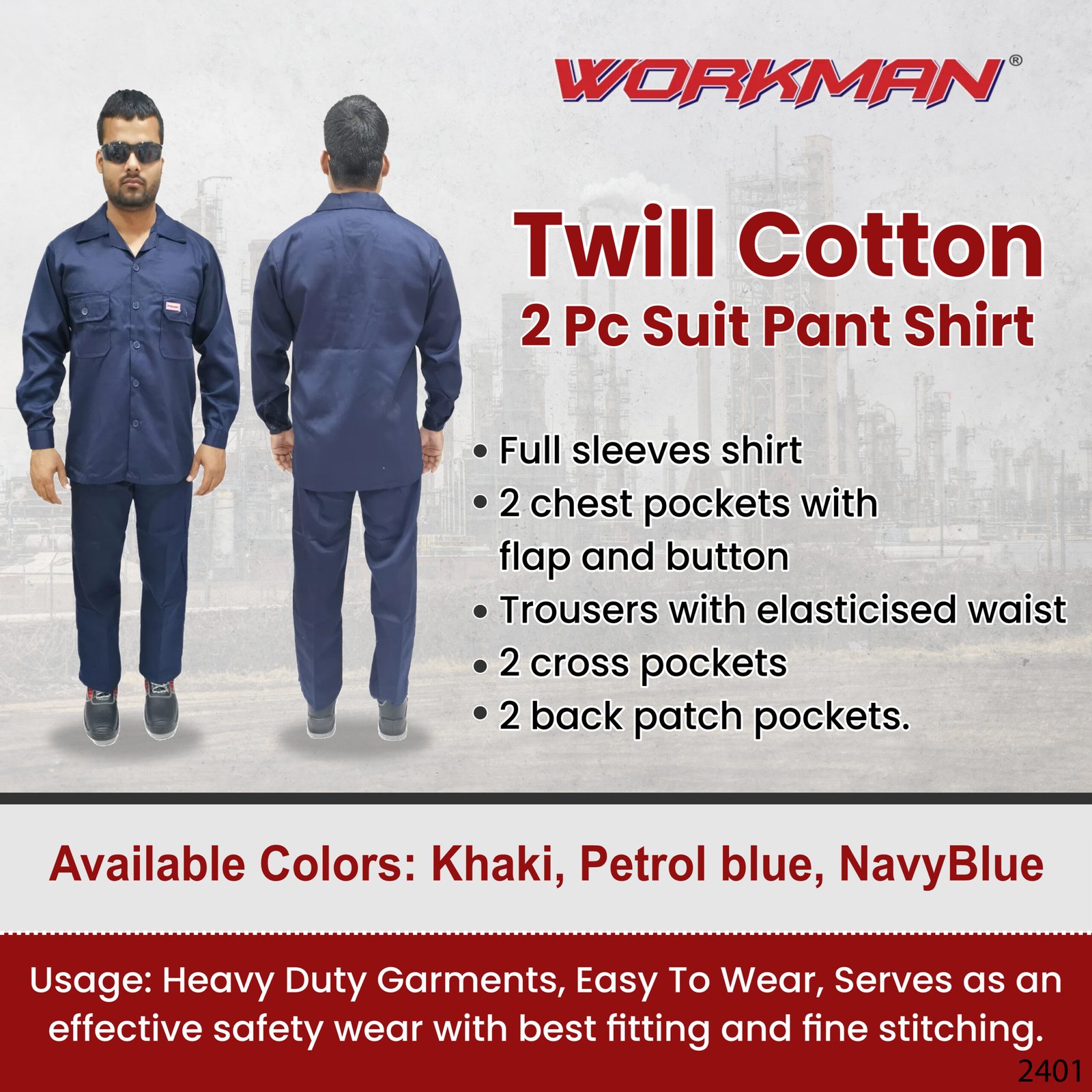 Workman Twill Pant Shirt